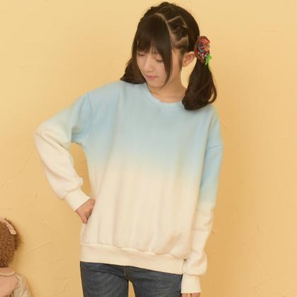Harajuku Gradient Sweatshirts