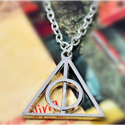 Harry Potter Necklace, Deathly Hollows Necklace,..