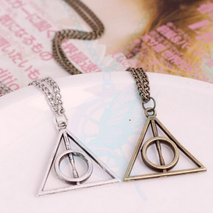 Harry Potter Necklace, Deathly Hollows Necklace,..