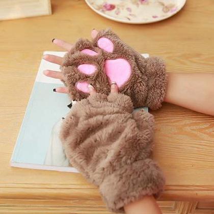 Cute Little Cat Claw Gloves