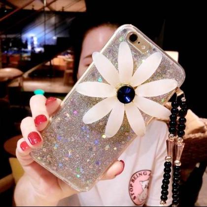 Fashion Luxury Glitter Sunflower Case Cover For..