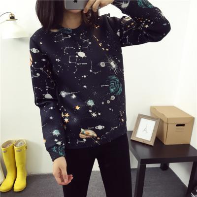 Harajuku Universe Galaxy Space Pullover Sweater 