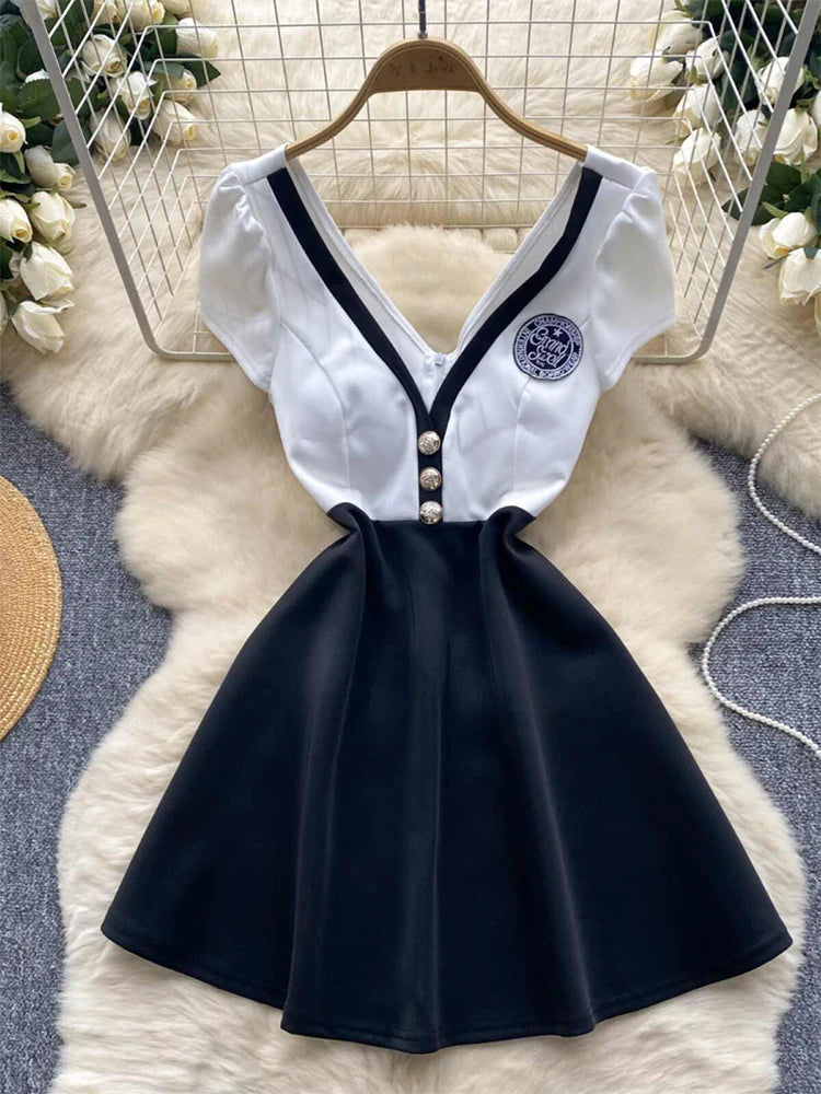 nautical cocktail dress Nautical Halter Resort Dress – Swartley West