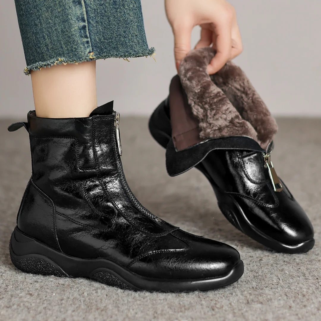 mens navy blue leather dress shoes Men's Oxford Toe-Cap Leather Dress Shoes main image 1