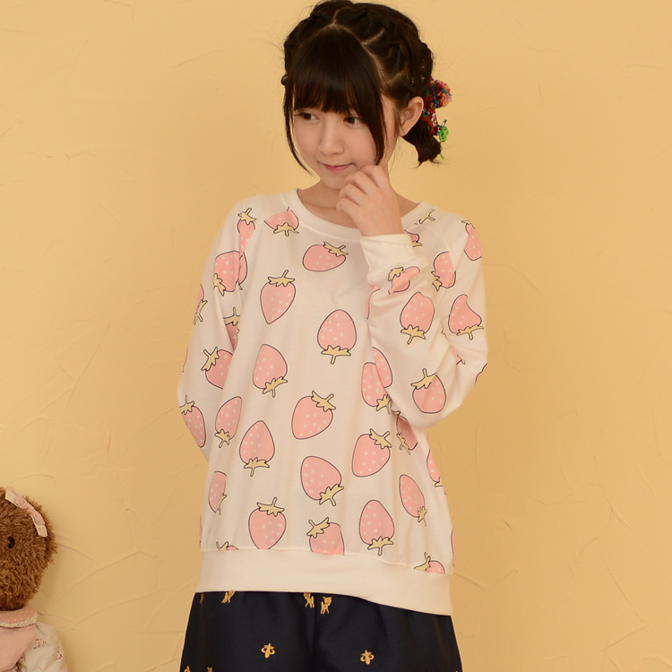 Harajuku Strawberry Pineapple Sweatshirts