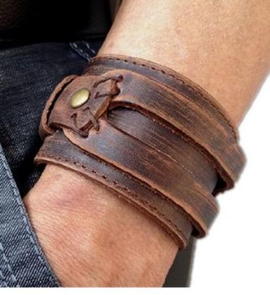 Men's Fashion Leather Bracelet
